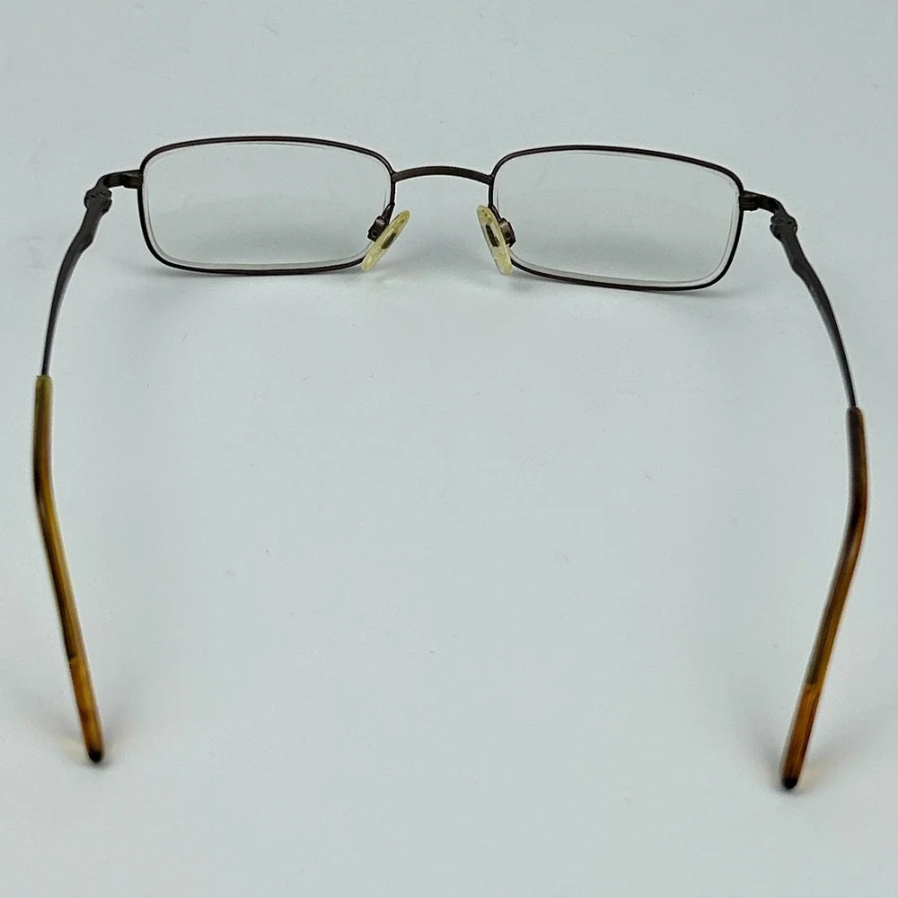 Randolph RE Elite Mens Eyeglasses Frame Brown Metal Rectangle 50-19-145 mm